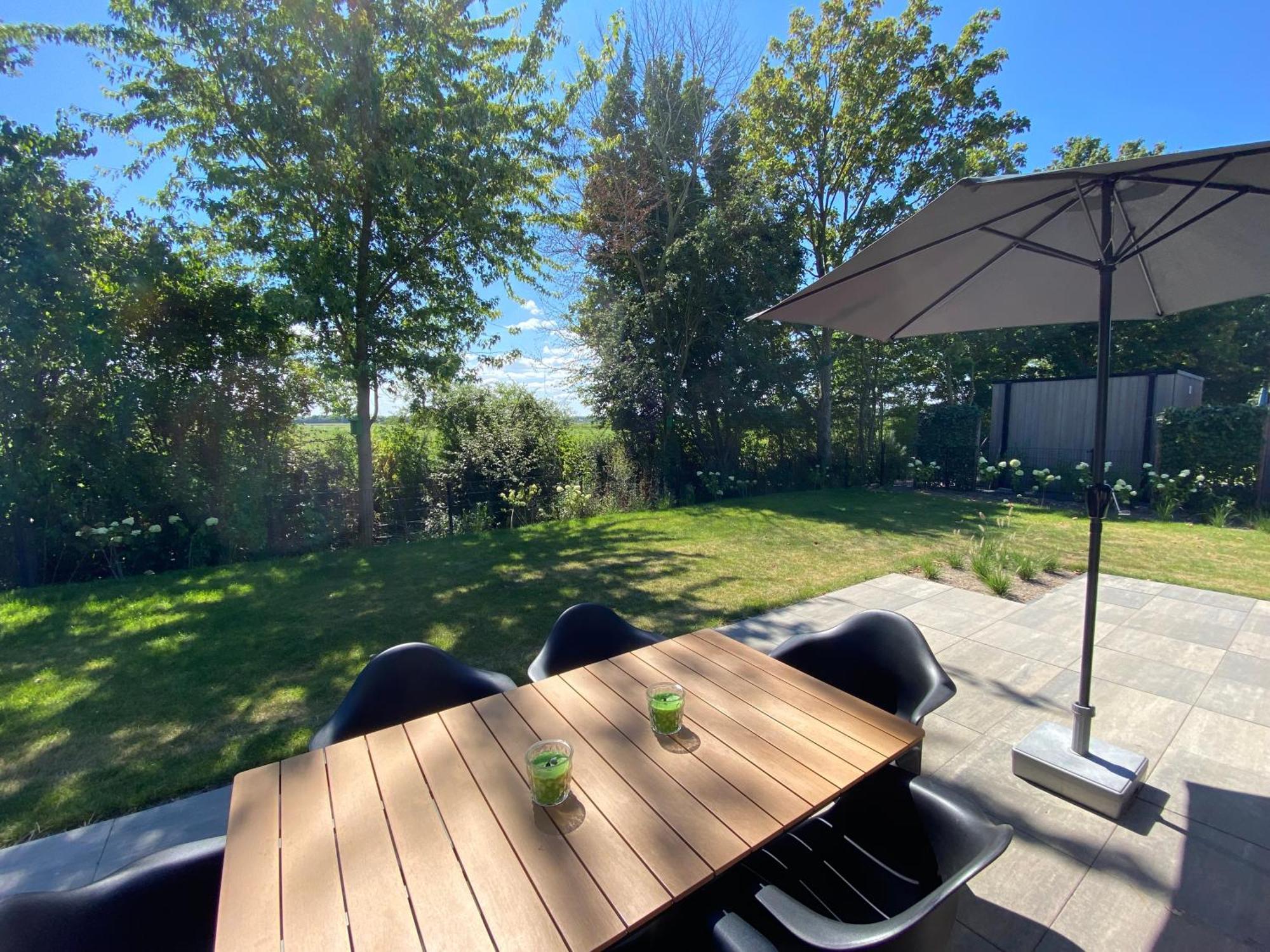 Green Villa In Bester Lage - Dachterrasse Mit Meerblick - Grosser Eingezaeunter Garten - Kinderfreundlich - Hunde Inklusive - 4 Sterne Resort - Direkt Am Strand - Pool Inklusive Hulshorst Exterior foto
